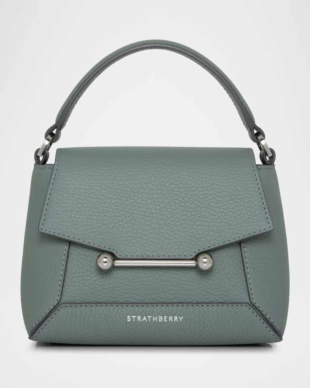 Mosaic Nano Leather Top-Handle Bag